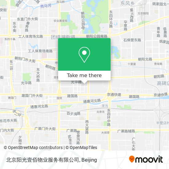 北京阳光壹佰物业服务有限公司 map