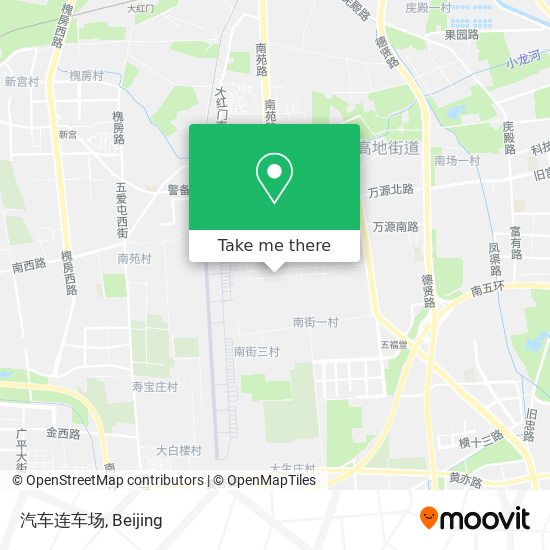 汽车连车场 map