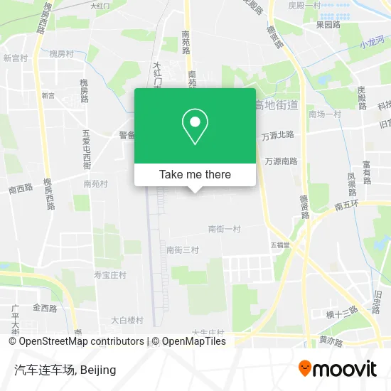 汽车连车场 map