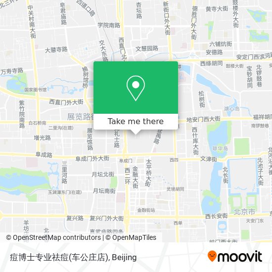 痘博士专业祛痘(车公庄店) map