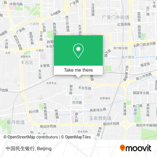 中国民生银行 map