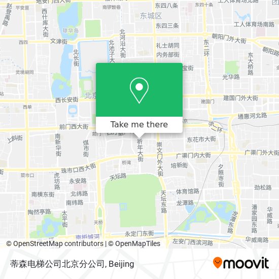 蒂森电梯公司北京分公司 map