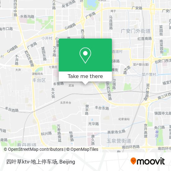四叶草ktv-地上停车场 map