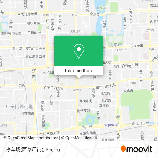 停车场(西草厂街) map