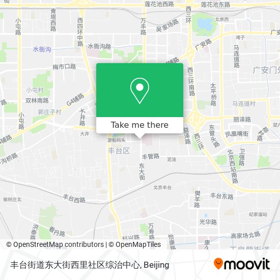 丰台街道东大街西里社区综治中心 map