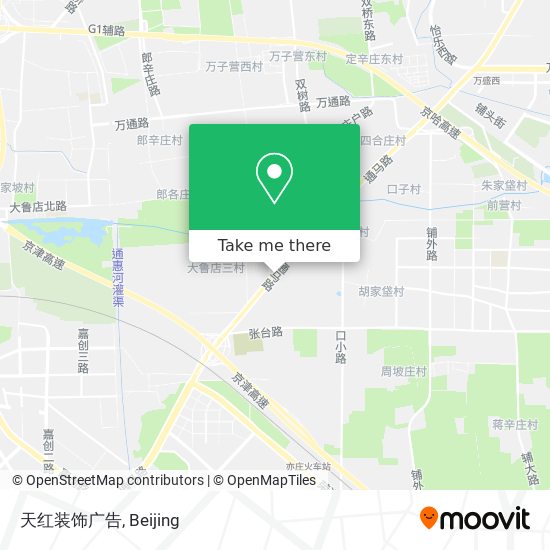 天红装饰广告 map