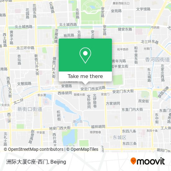 洲际大厦C座-西门 map