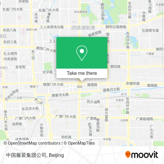 中国服装集团公司 map