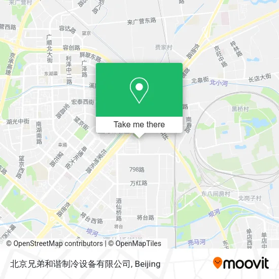 北京兄弟和谐制冷设备有限公司 map
