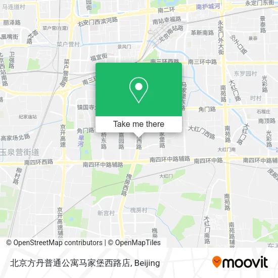 北京方丹普通公寓马家堡西路店 map