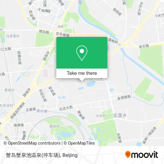 蟹岛蟹泉池温泉(停车场) map