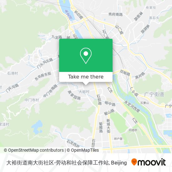 大裕街道南大街社区-劳动和社会保障工作站 map