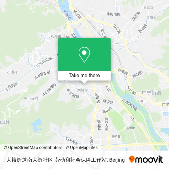 大裕街道南大街社区-劳动和社会保障工作站 map