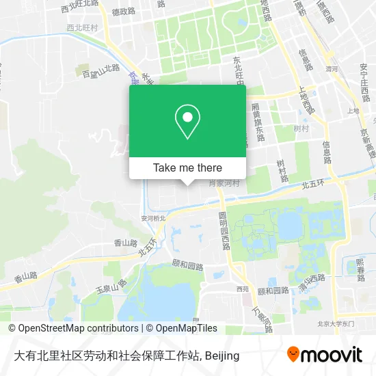 大有北里社区劳动和社会保障工作站 map
