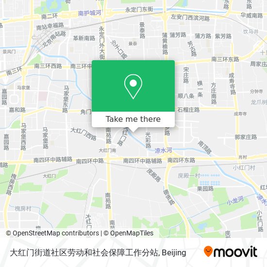 大红门街道社区劳动和社会保障工作分站 map