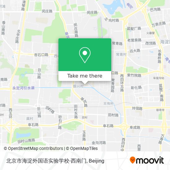 北京市海淀外国语实验学校-西南门 map