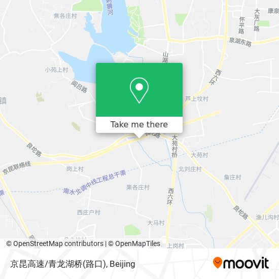 京昆高速/青龙湖桥(路口) map
