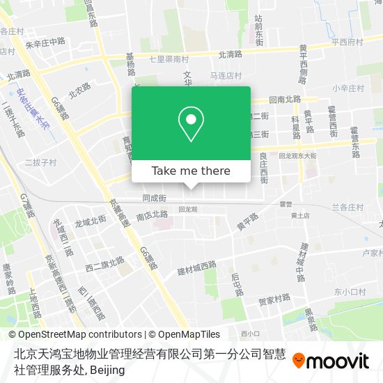 北京天鸿宝地物业管理经营有限公司第一分公司智慧社管理服务处 map