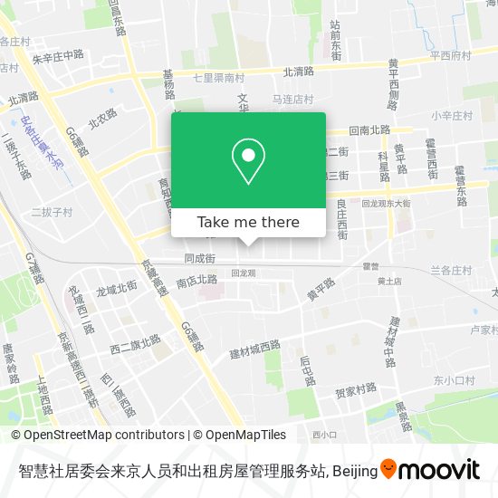 智慧社居委会来京人员和出租房屋管理服务站 map