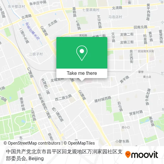 中国共产党北京市昌平区回龙观地区万润家园社区支部委员会 map