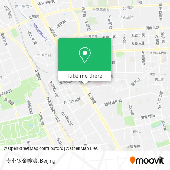 专业钣金喷漆 map