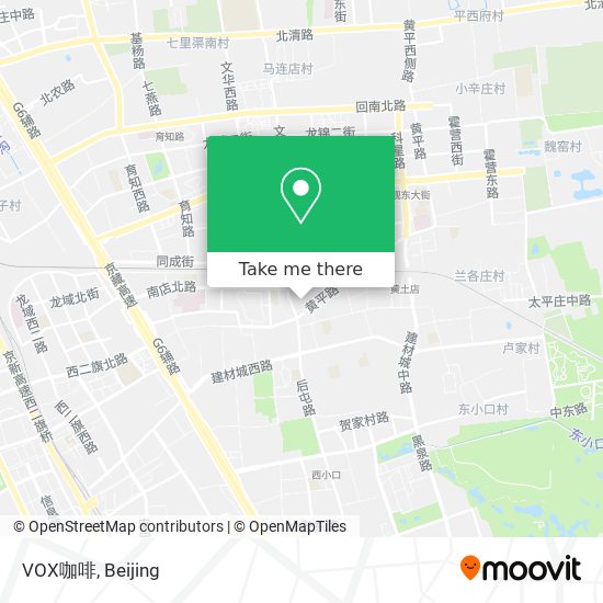 VOX咖啡 map