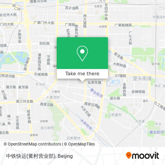 中铁快运(黄村营业部) map