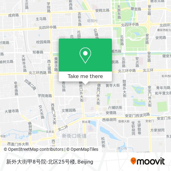 新外大街甲8号院-北区25号楼 map