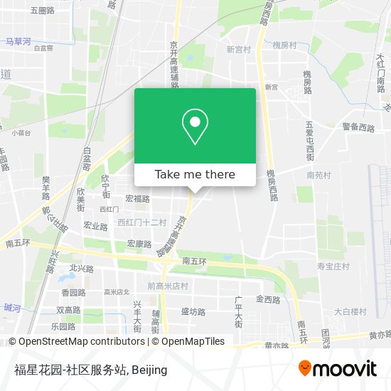 福星花园-社区服务站 map