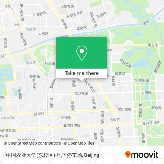 中国农业大学(东校区)-地下停车场 map