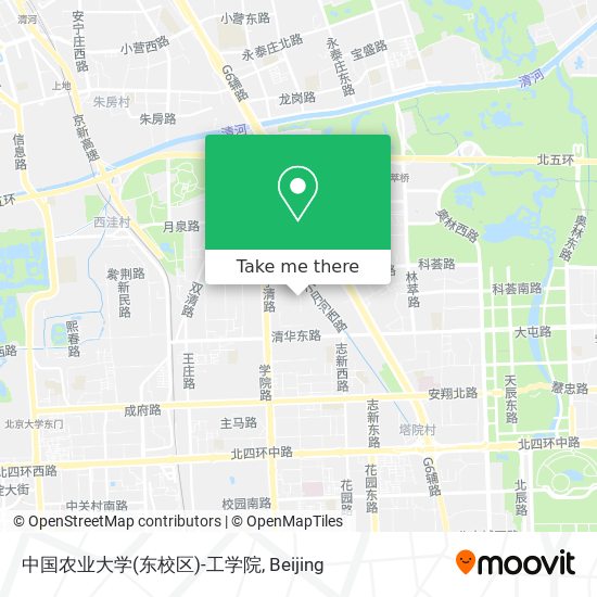 中国农业大学(东校区)-工学院 map