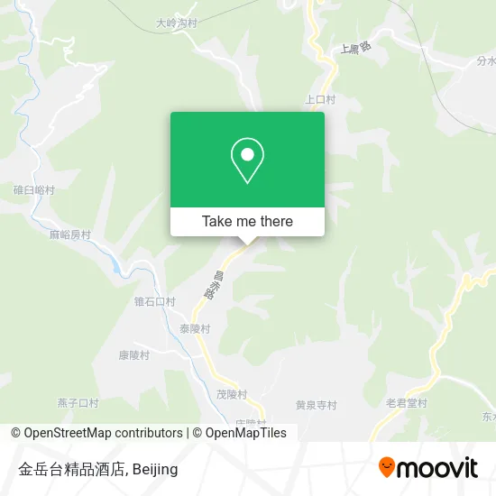 金岳台精品酒店 map