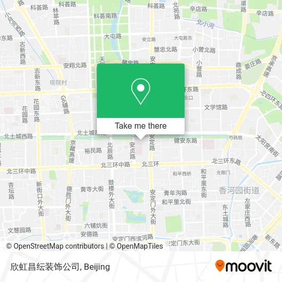 欣虹昌纭装饰公司 map