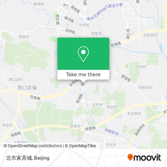 北市家具城 map