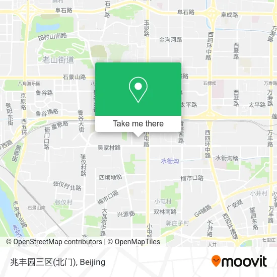 兆丰园三区(北门) map