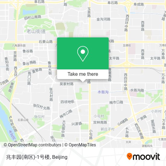 兆丰园(南区)-1号楼 map