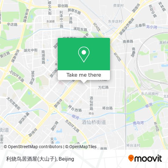 利烧鸟居酒屋(大山子) map