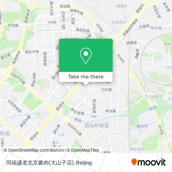 同福盛老北京酱肉(大山子店) map