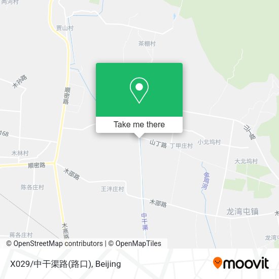 X029/中干渠路(路口) map