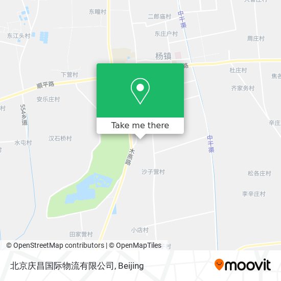 北京庆昌国际物流有限公司 map