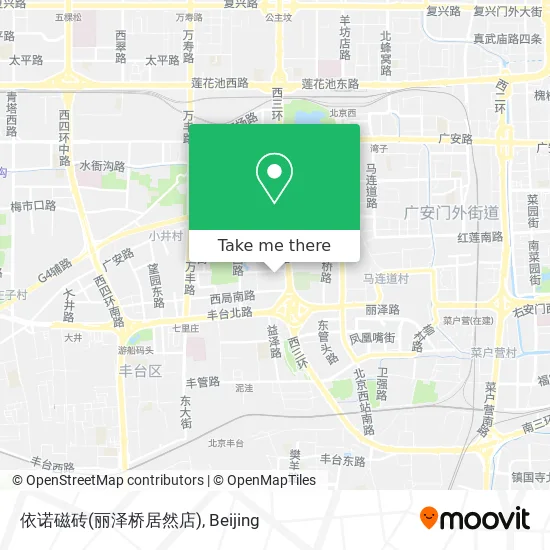 依诺磁砖(丽泽桥居然店) map