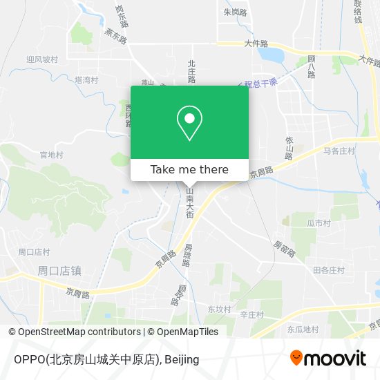 OPPO(北京房山城关中原店) map