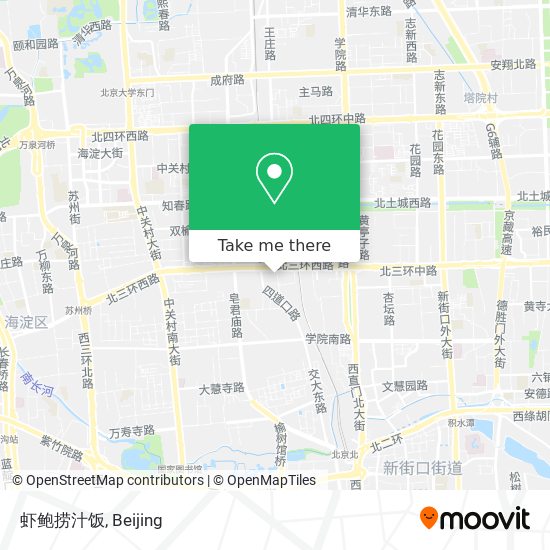 虾鲍捞汁饭 map