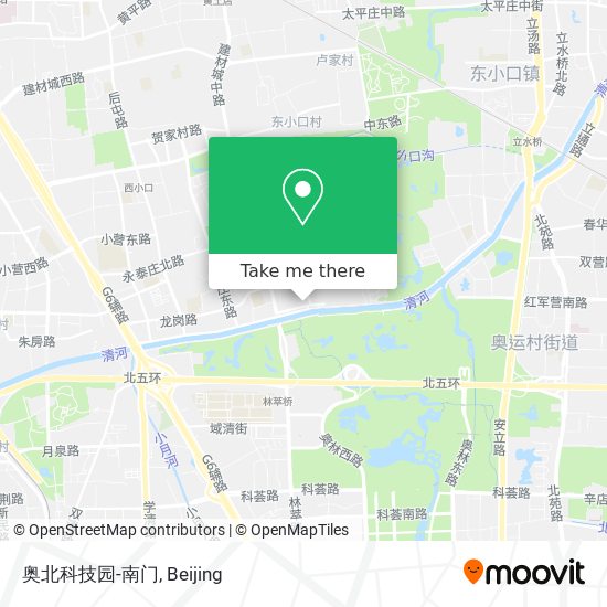 奥北科技园-南门 map