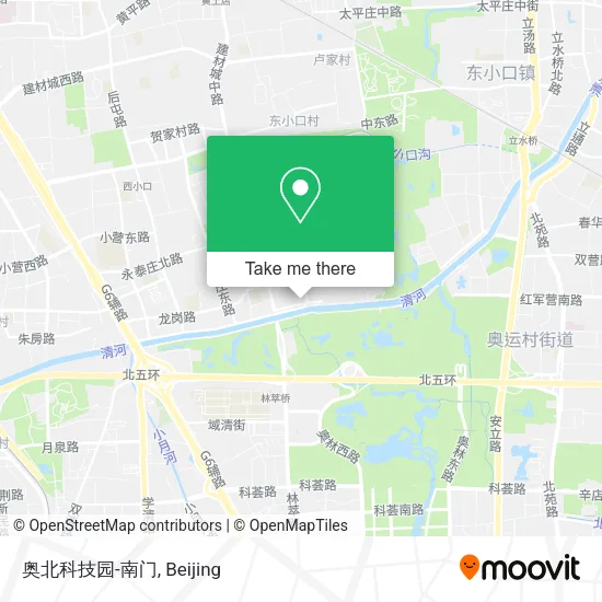 奥北科技园-南门 map