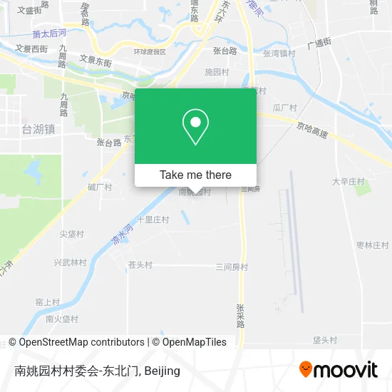 南姚园村村委会-东北门 map