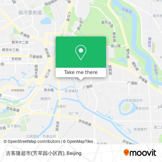 吉客隆超市(芳草园小区西) map