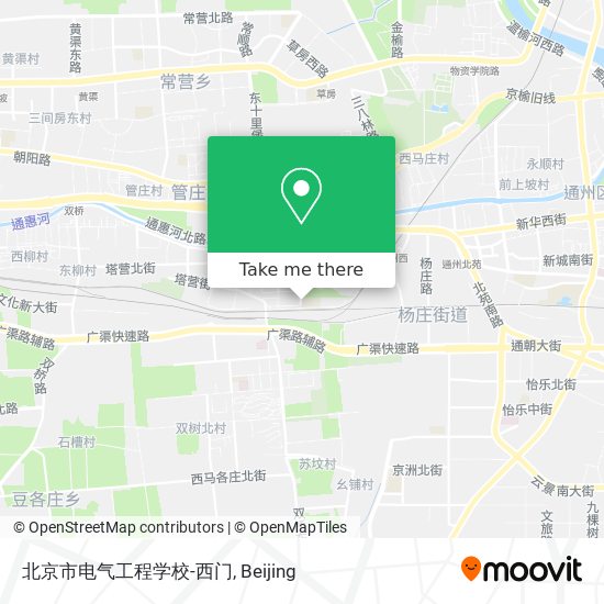 北京市电气工程学校-西门 map