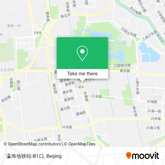 瀛海地铁站-B1口 map