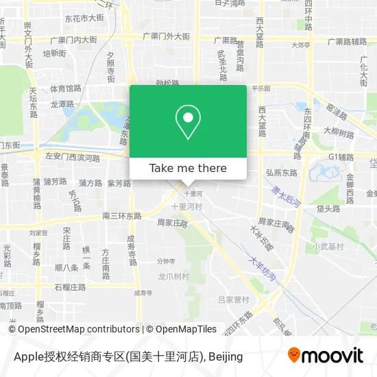 Apple授权经销商专区(国美十里河店) map